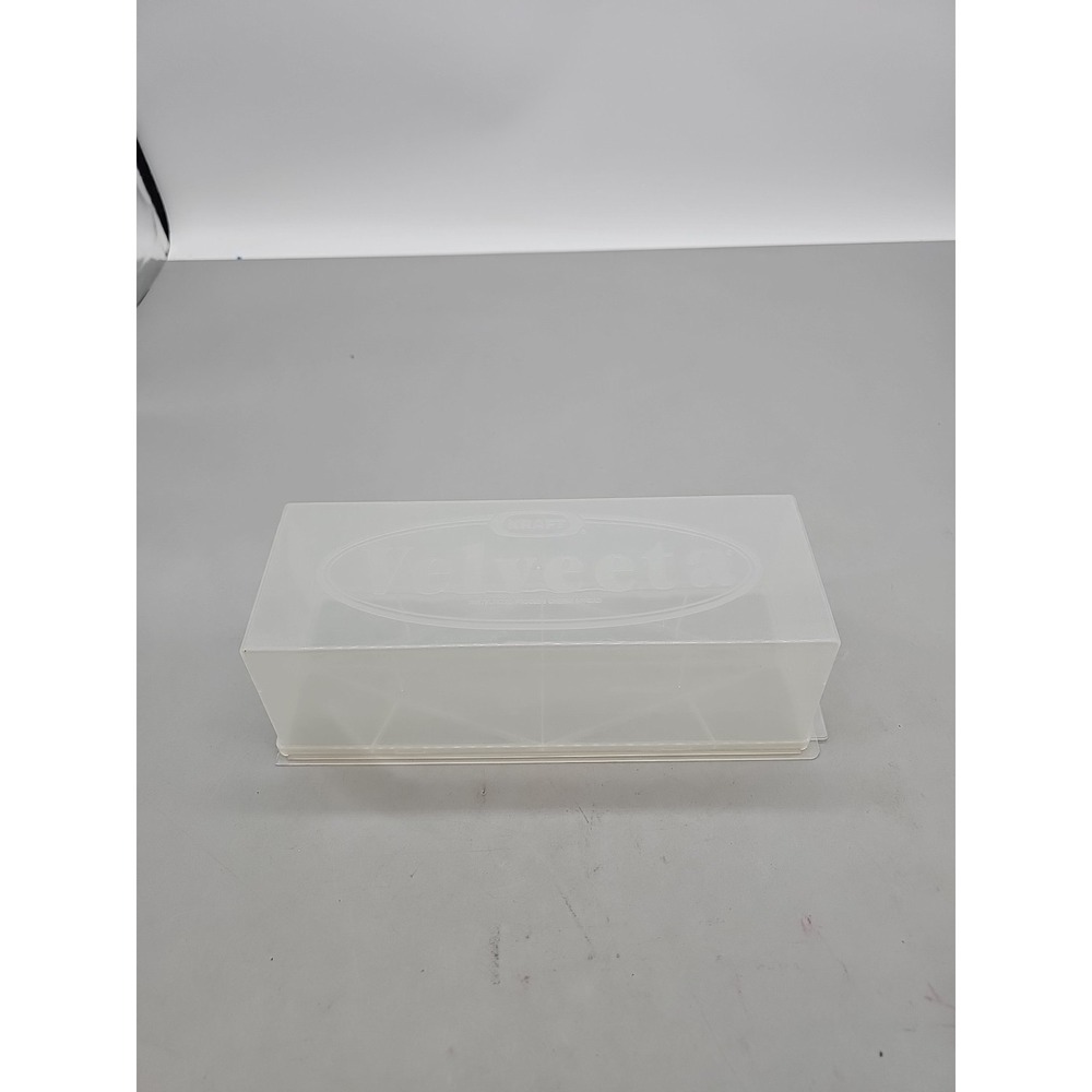 Kraft‎ Velveeta Cheese Box Keeper Container Clear Plastic USA, Holds 2lbs